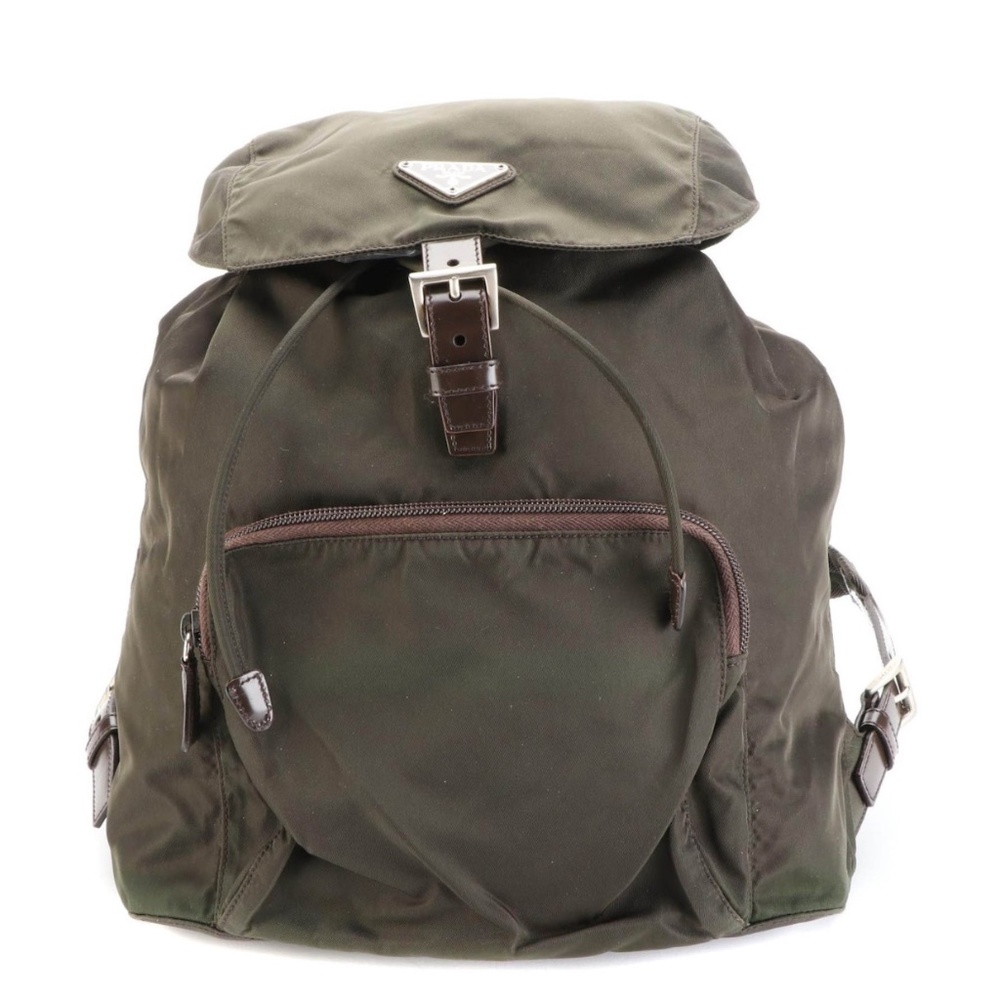 Prada Tessuto Drawstring Backpack Bag - image 1